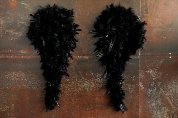 Angel Wing Cuto-Goth with Feathers