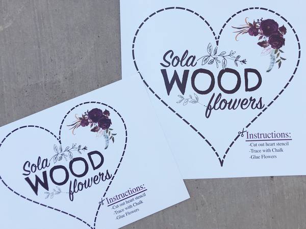 Heart Stencil - Small (13")