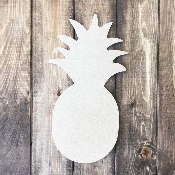 12" Pineapple Wood Cutout