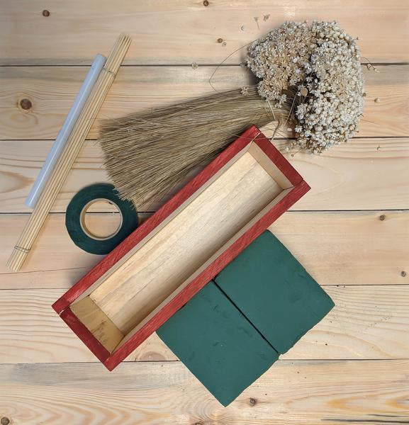 Country Charm Red Centerpiece Box medium Kit