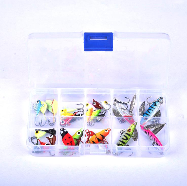 0.06oz - 0.25oz Ice Fishing Jig Set - 27 Pack