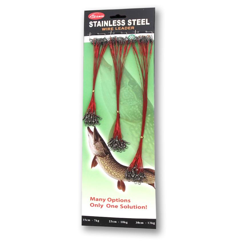 5.9" - 9.8" Steel Leaders - 60 Pack