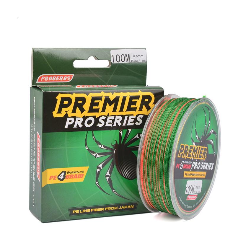 110yd 4x Strands Multi-color Braided Line