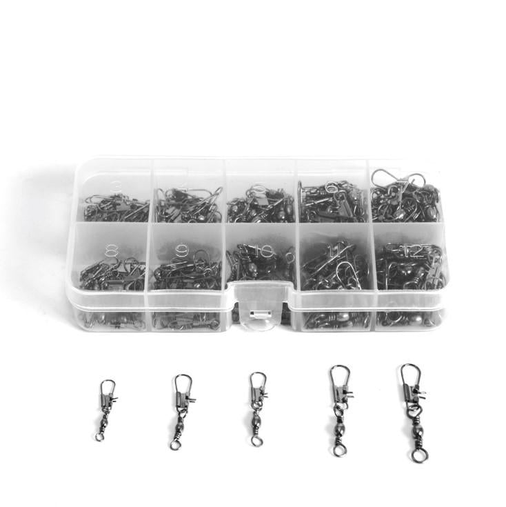Stainless Steel Swivel Snap Set - 200 Pack