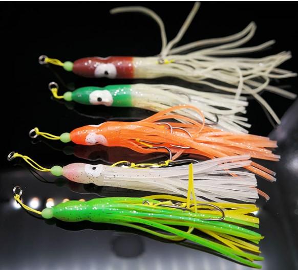 6.7" Soft Plastic Squid Jig