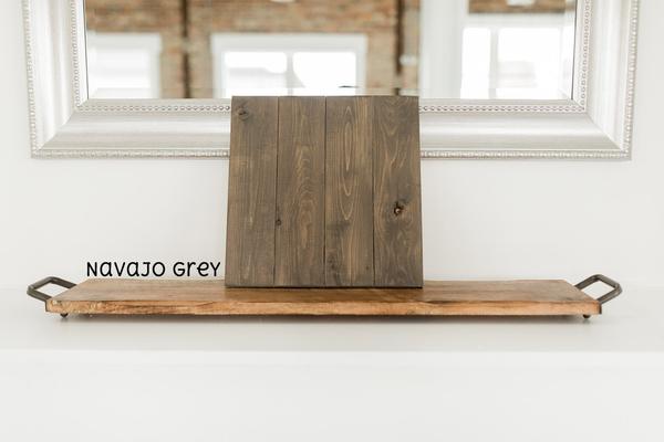 Wood Board (Choose Size and Color) - Small (13.75" Long) / Navajo Grey