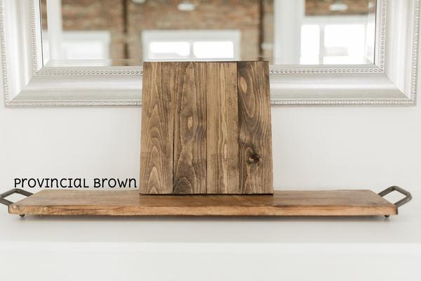 Wood Board (Choose Size and Color) - Small (13.75" Long) / Provincial Brown