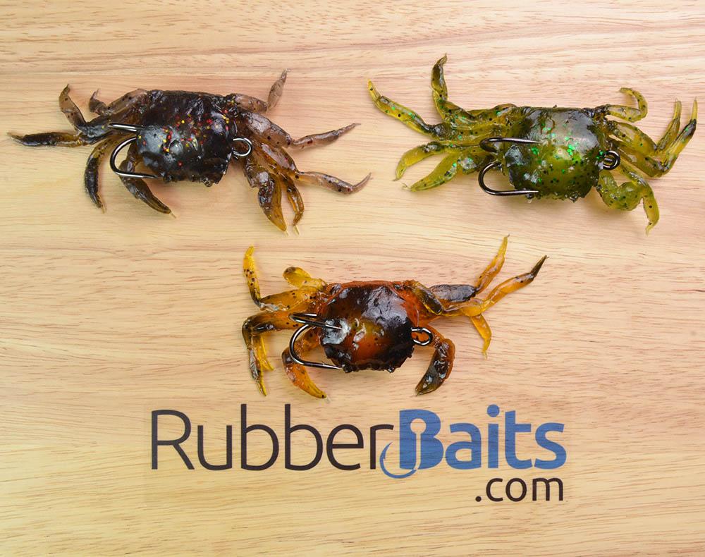 3.9" Soft Plastic Crab