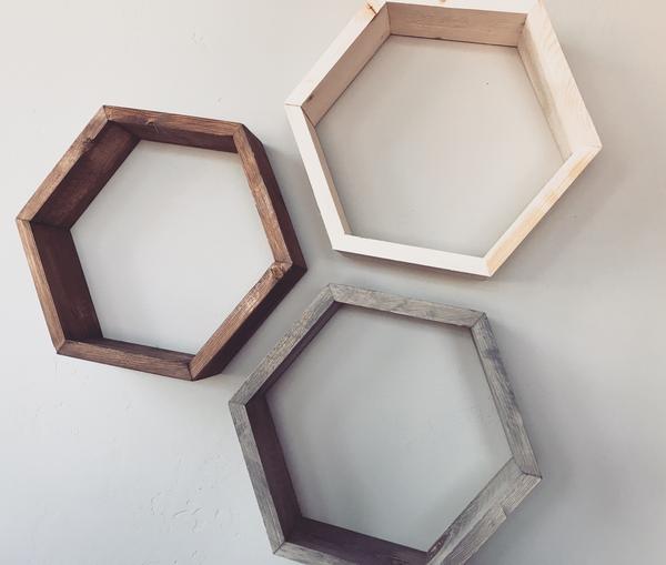 Honey Comb Shelf - Raw/Natural