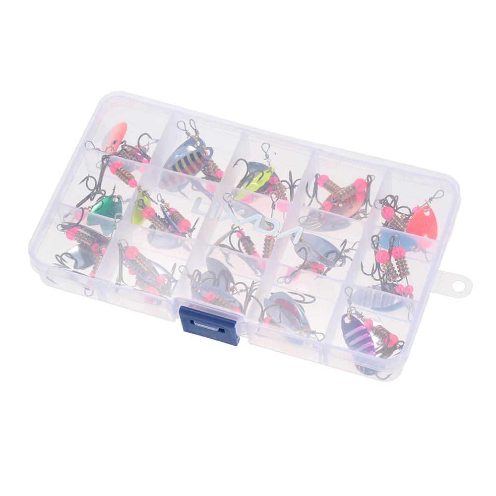 Carbon Steel Spinnerbait Set - 30 Pack